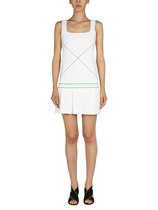 Logo Embroidery Dress - Bottega Veneta