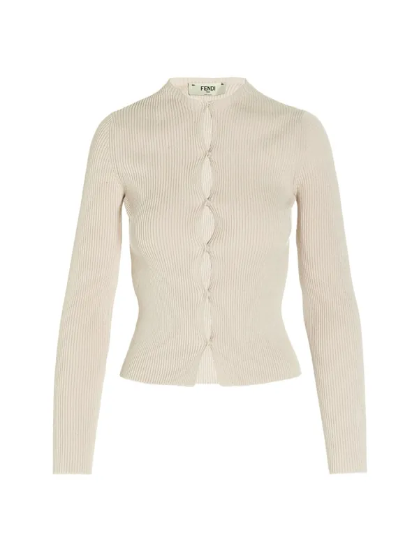 Cotton Cardigan - Fendi