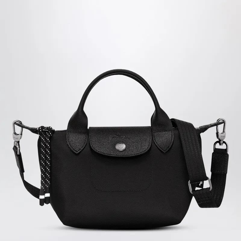 Xs Le Pliage Energy Bag With Handle Black - Longchamp