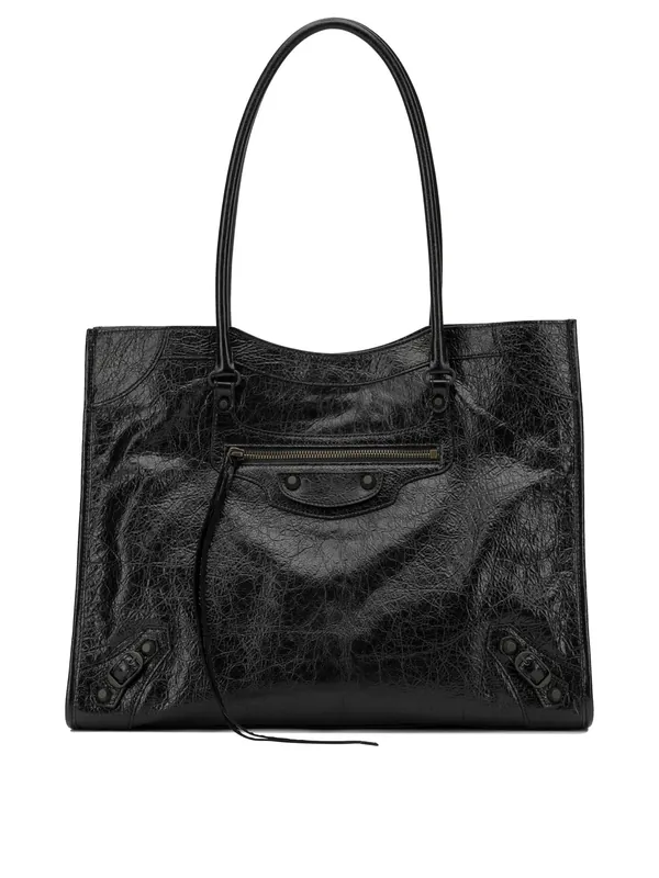 Le City Tote Shoulder Bags Black - Balenciaga