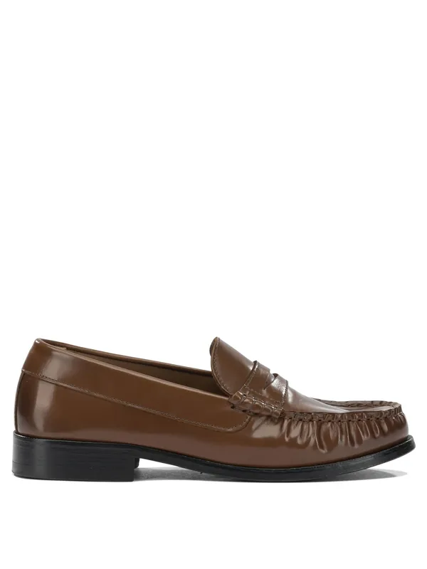 Rivet Loafers & Slippers Brown - Alohas