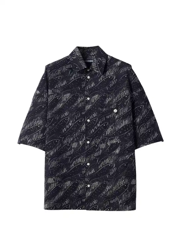 Logo Cotton Shirt - Jacquemus