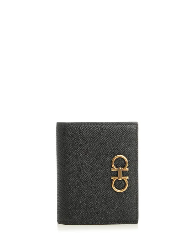 Gancini Wallets Black - Ferragamo