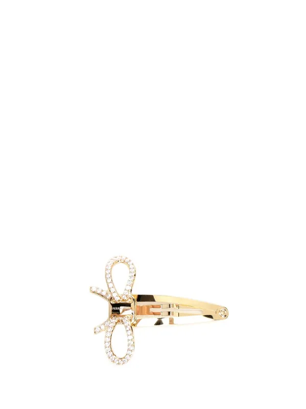 Bow Hair Clip Accessori Per Capelli Gold - Ferragamo