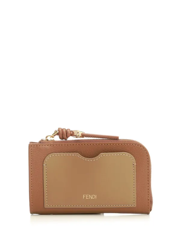 Card Holder Wallets Beige - Fendi