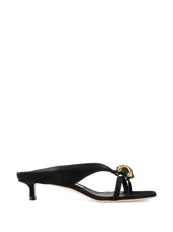 Emeri Suede Leather Sandals - Jimmy Choo