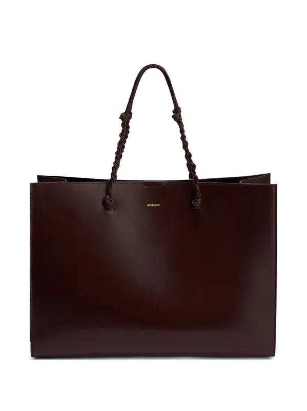 Tangle Leather Tote Bag - Jil Sander