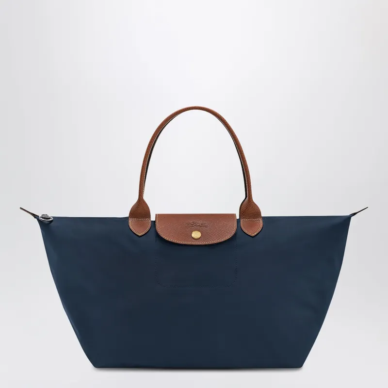 Navy Blue L Le Pliage Original Handbag - Longchamp