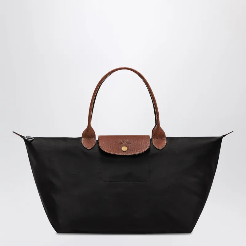Black L Le Pliage Original Handbag - Longchamp