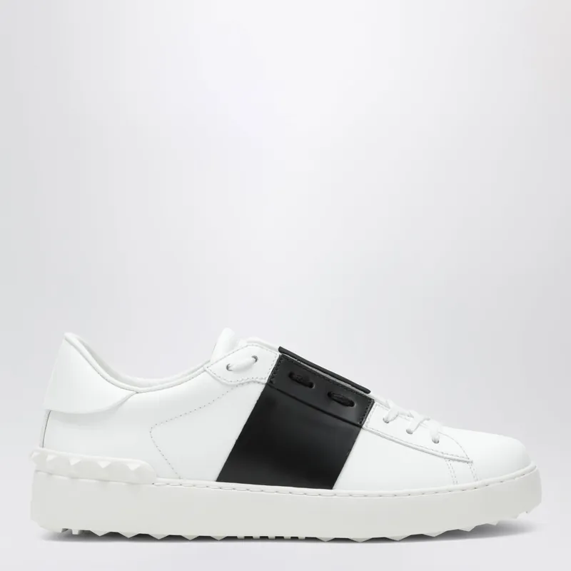 Open Sneakers In White/Black - Valentino Garavani