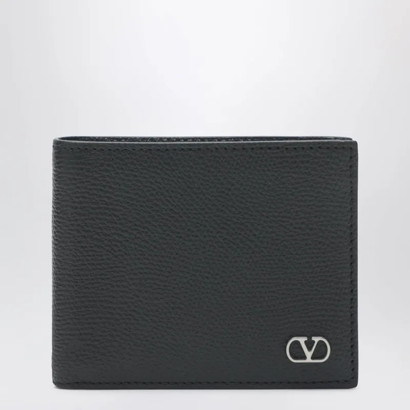 Black Vlogo Signature Bi-Fold Wallet