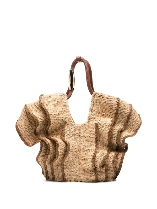 Goldentime Small Rafia Tote - Zimmermann