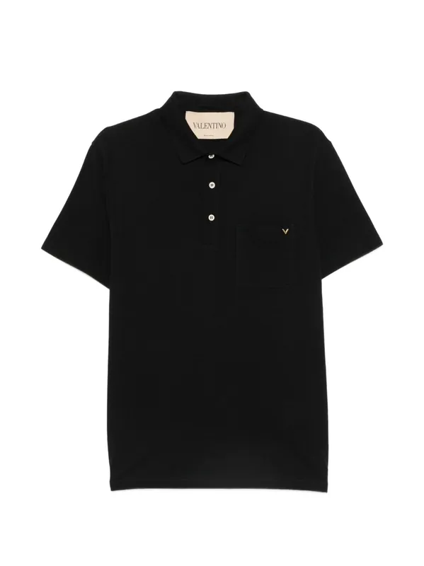 Vgold Cotton Polo Shirt - Valentino Garavani