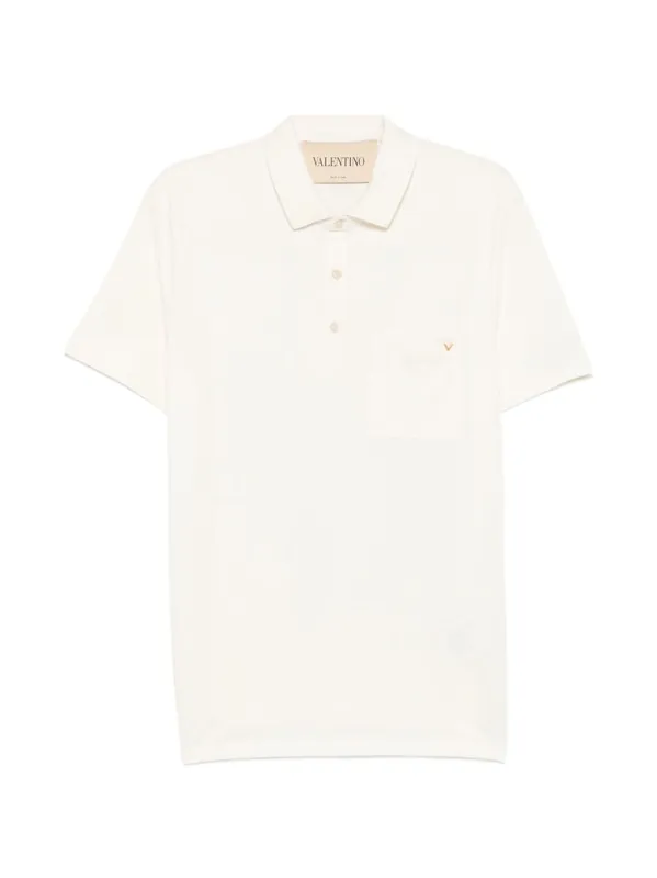 Vgold Cotton Polo Shirt - Valentino Garavani