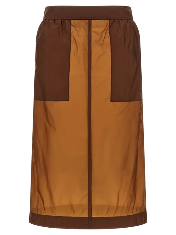 Nylon Skirt Skirts Brown - Saint Laurent