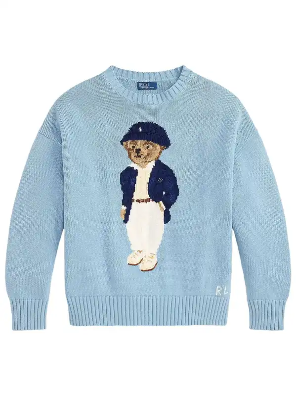 Polo Bear Oversize Cotton Jumper - Polo Ralph Lauren