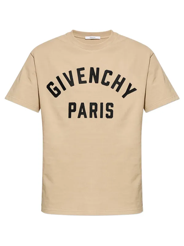 Givenchy Paris Embroidery Cotton T-Shirt