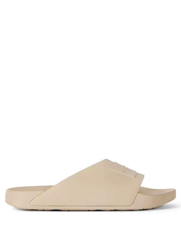 Label Slide Mules In Rubber - Givenchy