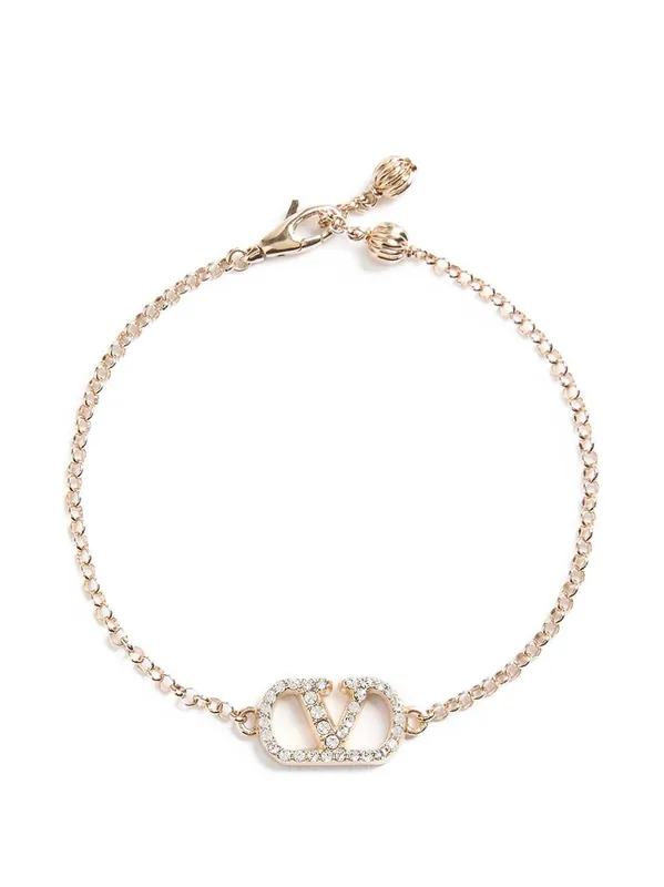 Vlogo Signature Metal Bracelet With Swarovski® Crystals - Valentino Garavani