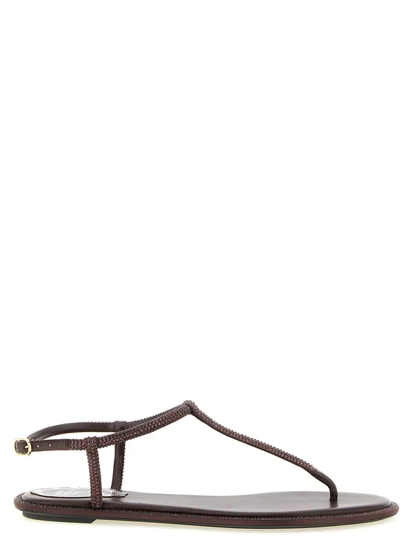 Diana Sandals Brown - René Caovilla
