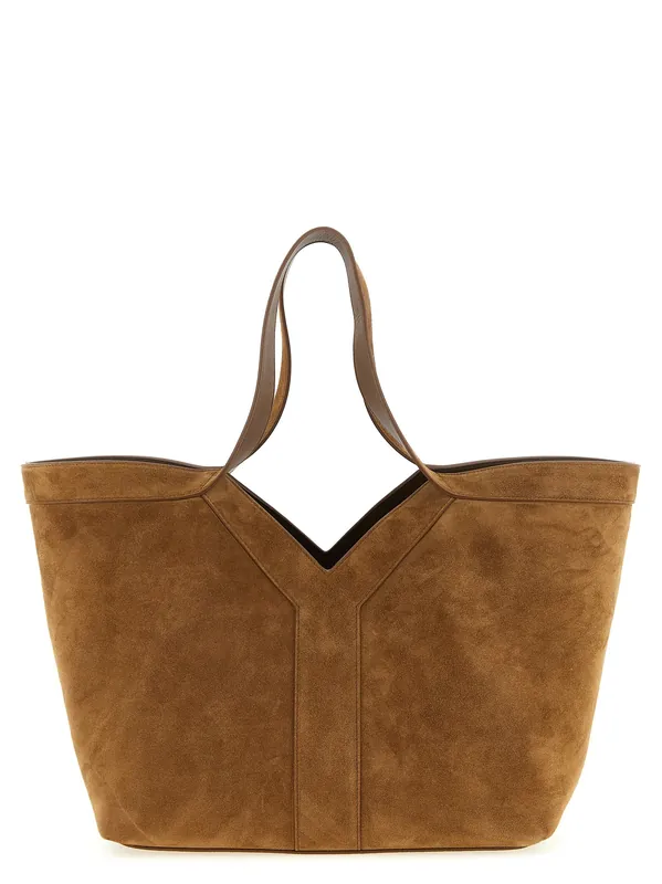 Y Tote Bag Brown - Saint Laurent