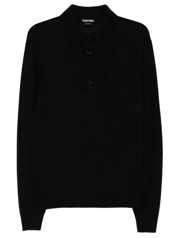 Wool Knitted Polo - Tom Ford