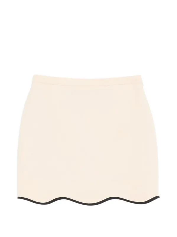 Wool And Silk Blend Skirt - Valentino Garavani