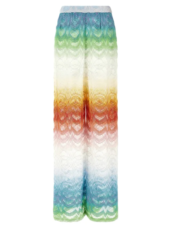 Shaded Lamé Viscose Pants Beachwear Multicolor - Missoni