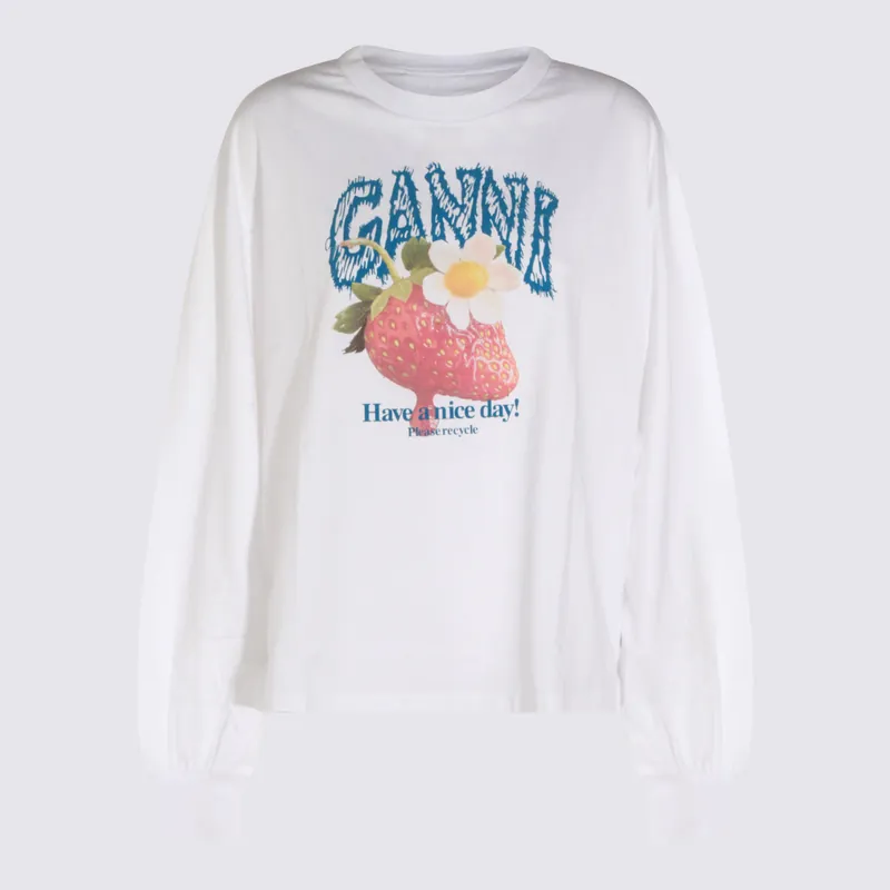 Sweaters Bright White - Ganni