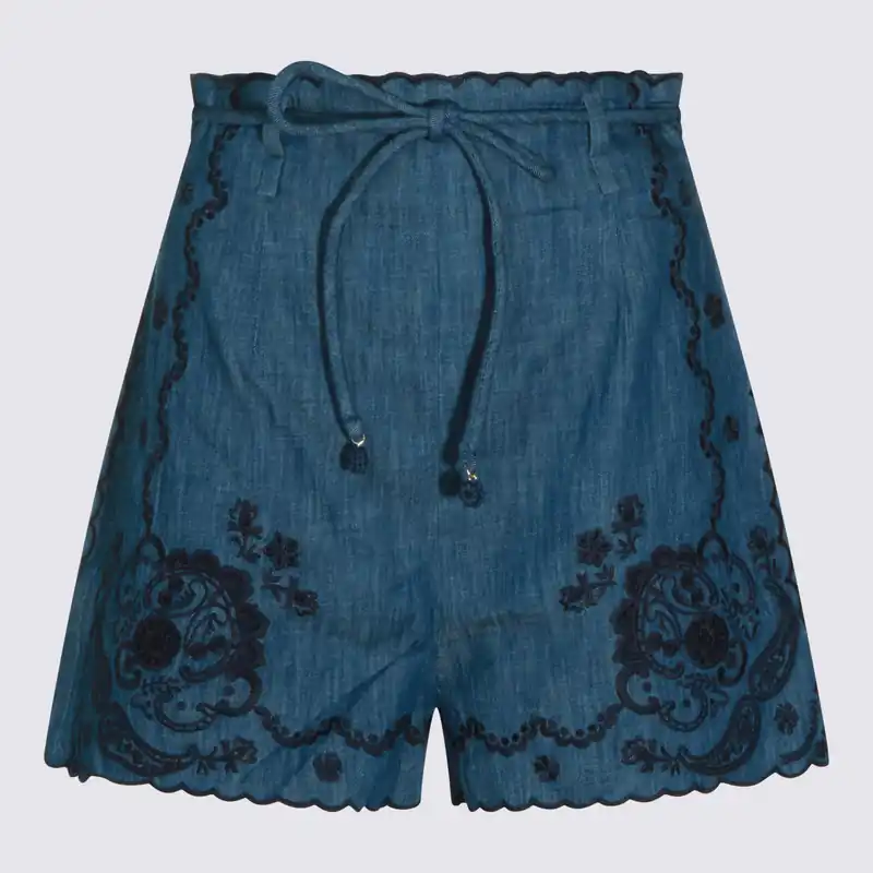 Shorts Railway Blue - Zimmermann