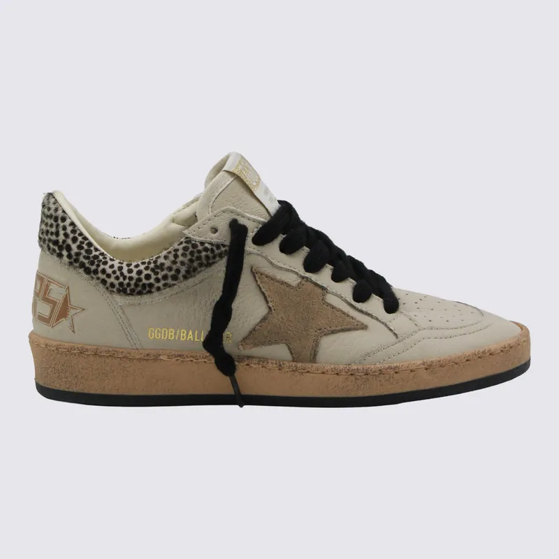 Sneakers Cream/Black White/Beige - Golden Goose