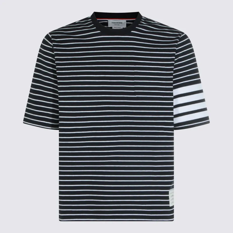 T-Shirts And Polos Navy/White