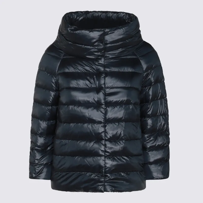 Coats Blue Navy - Herno