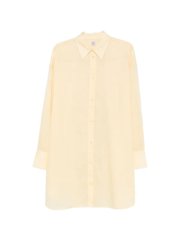 Cotton Blend Shirt - Toteme