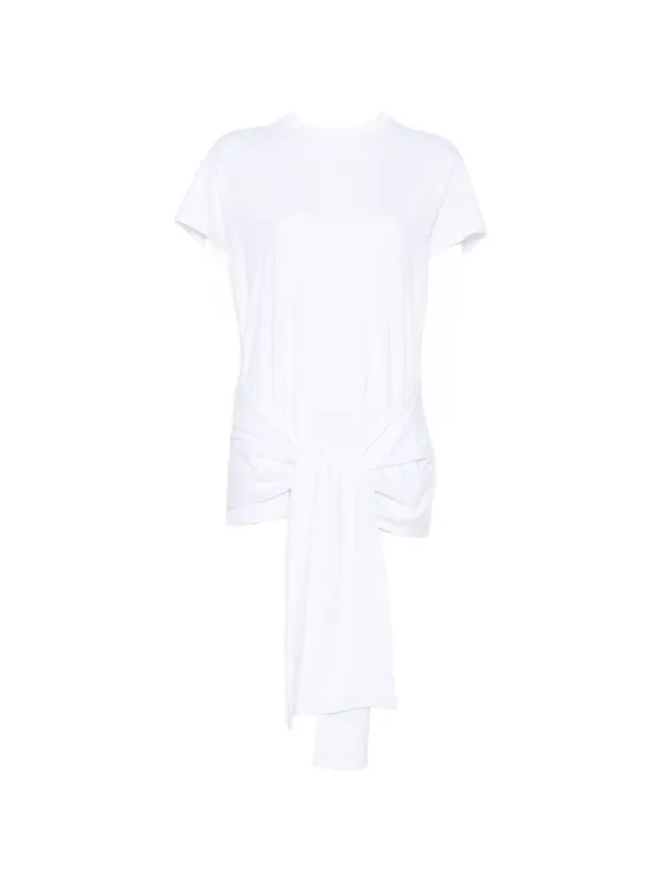 Cotton Blend Tie-Waist Top