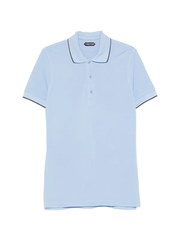 Piquet Cotton Polo Shirt - Tom Ford