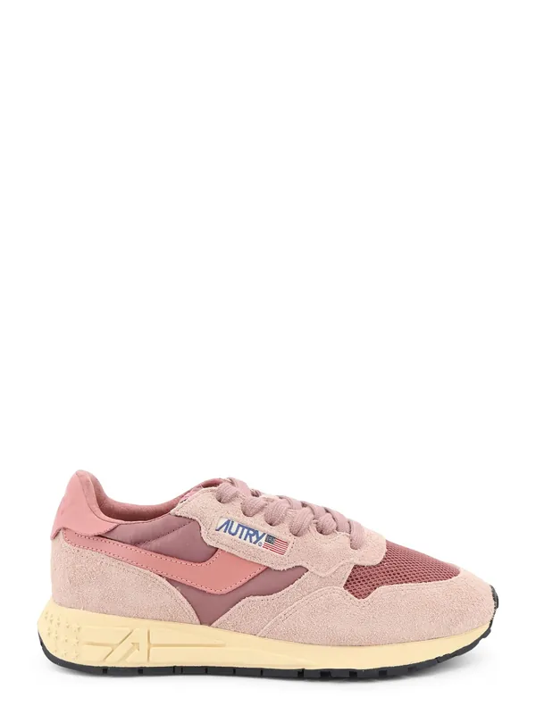 Reelwind Low Mesh And Suede Sneakers With Side Logo - Autry