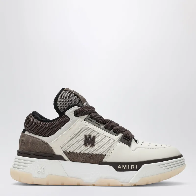 Ma-1 Leather Sneakers In Brown
