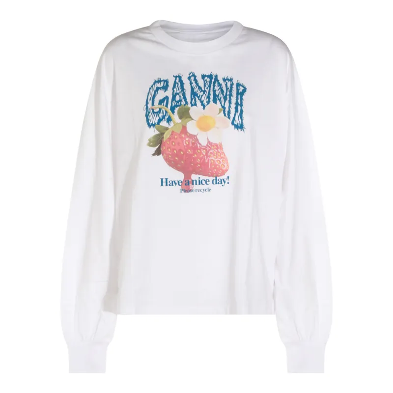 Sweaters Bright White - Ganni