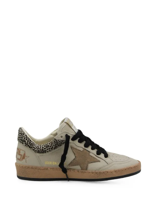 Ball Star Leather Sneakers - Golden Goose