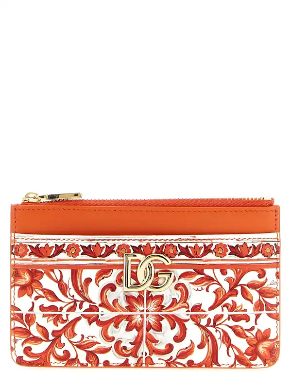 3.5 Wallets And Card Holders Orange - Dolce & Gabbana
