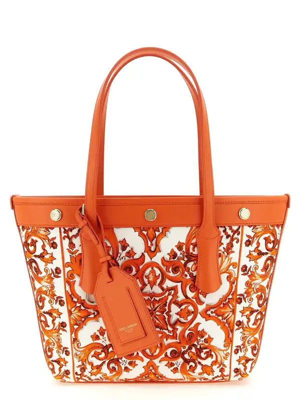 Atene Tote Bag Orange - Dolce & Gabbana