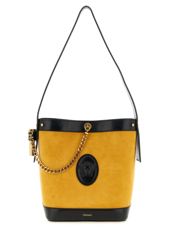 Pivot Shoulder Bags Yellow - Versace