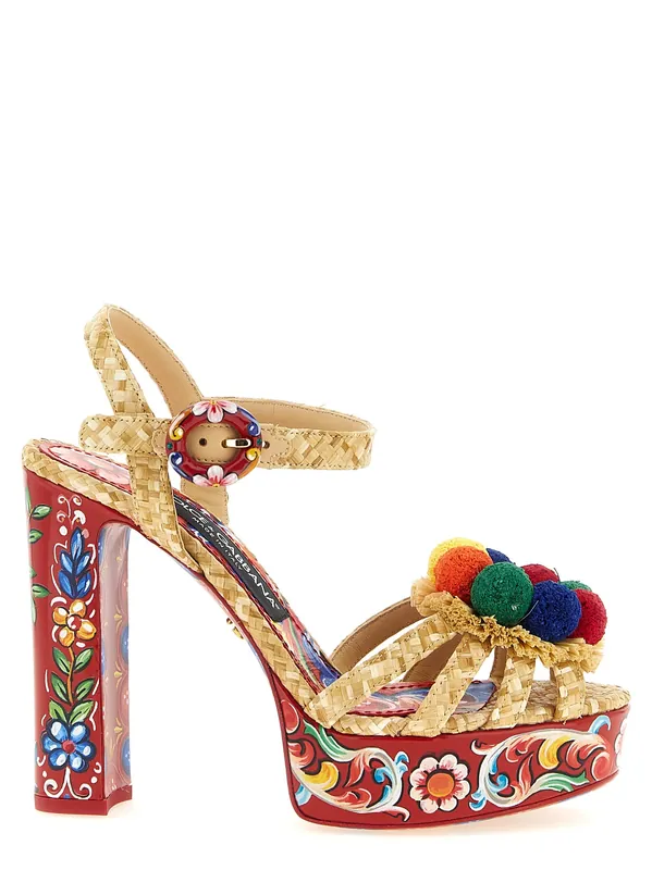 Keira Sandals Multicolor - Dolce & Gabbana