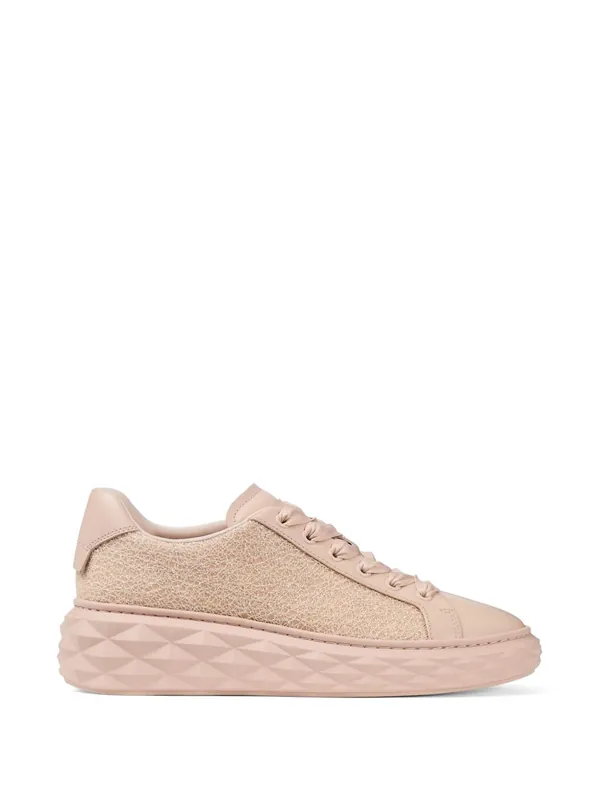 Diamond Leather Sneakers - Jimmy Choo