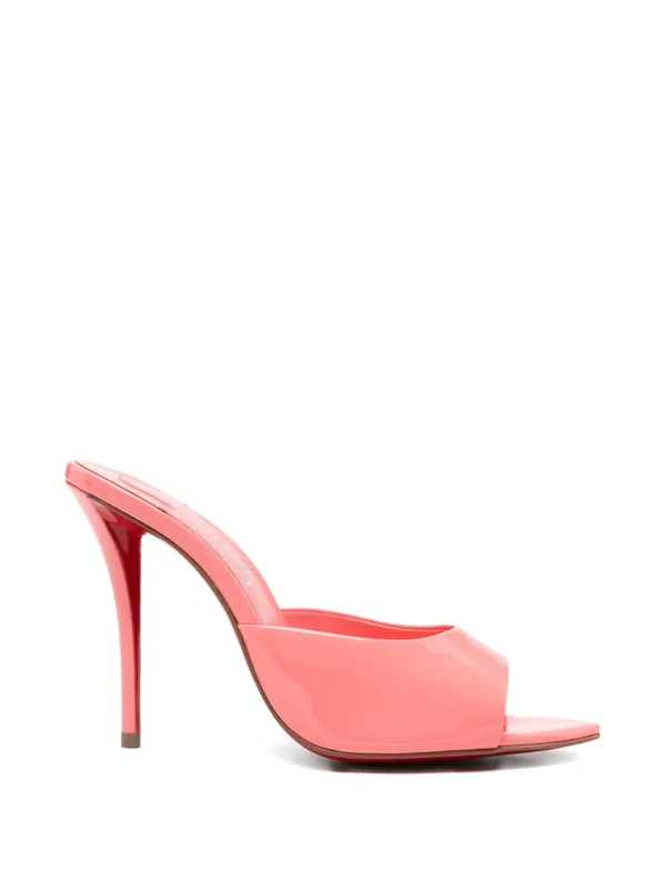 Miss Z Patent Leather Mules - Christian Louboutin