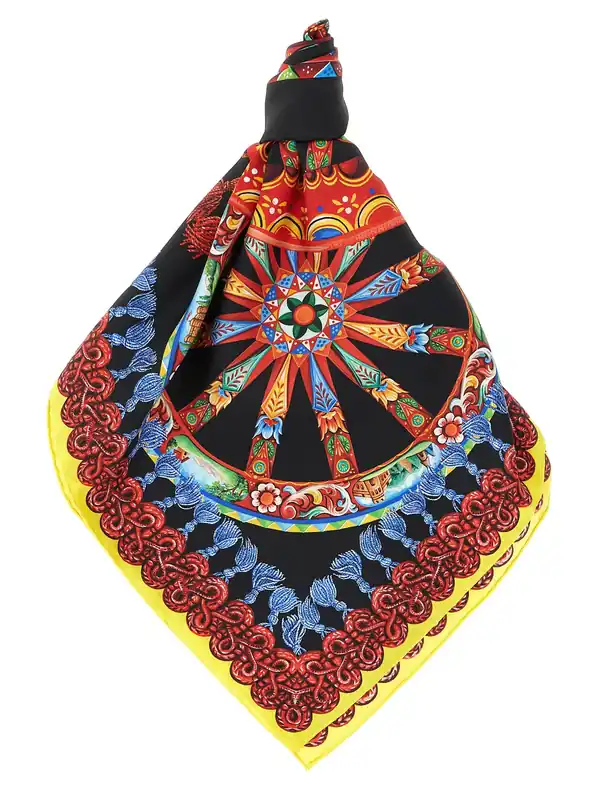 Carretto Scarves And Foulards Multicolor - Dolce & Gabbana