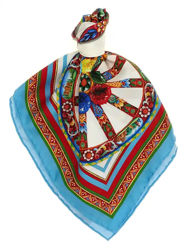 Carretto Scarves And Foulards Multicolor - Dolce & Gabbana