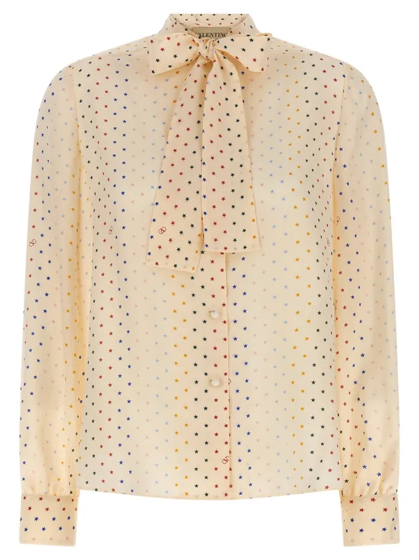Starry Shirt And Blouse Pink - Valentino Garavani