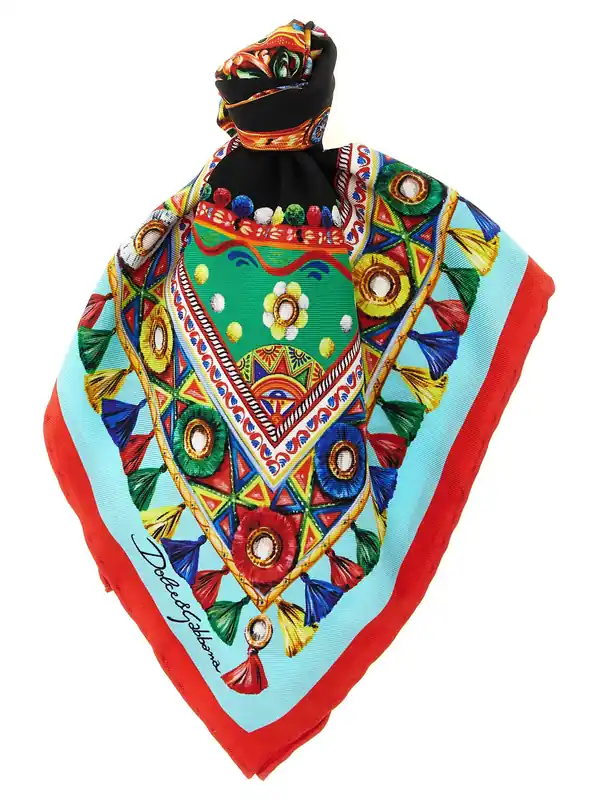 Carretto Scarves And Foulards Multicolor - Dolce & Gabbana